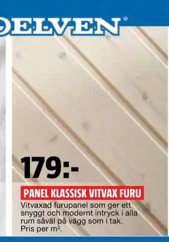 Bauhaus Moelven Väggpanel erbjuda