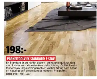 Bauhaus Parkettgolv erbjuda