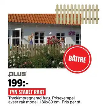 Bauhaus Plus Staket erbjuda