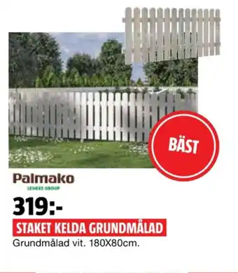 Bauhaus Palmako Staket erbjuda