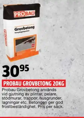 Bauhaus Probau Betong erbjuda