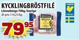 Matvärlden Tensta LÖNNEBERGA Kycklingbröstfilé erbjuda