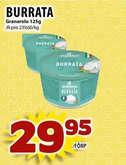 Matvärlden Tensta GRANAROLO Burrata erbjuda