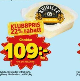 Östenssons Kvibille Cheddar erbjuda