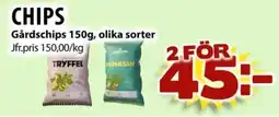 Matvärlden Tensta GÅRDCHIPS Chips erbjuda