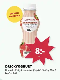 Tempo ELDORADO Drickyoghurt erbjuda