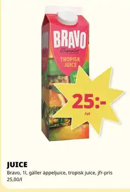 Tempo BRAVO Juice erbjuda