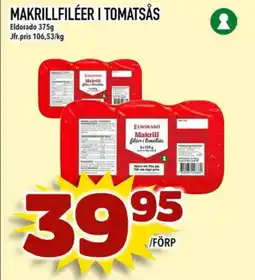 Prisma Mat ELDORADO Makrillfiléer i tomatsås erbjuda