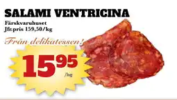 Bonum Matmarknad Salami ventricina erbjuda