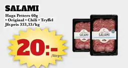Bonum Matmarknad Salami erbjuda
