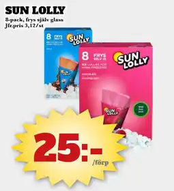 Bonum Matmarknad Sun lolly erbjuda