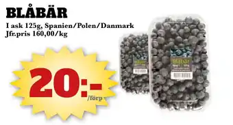 Bonum Matmarknad Blåbär erbjuda