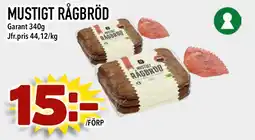GARANT Mustigt rågbröd