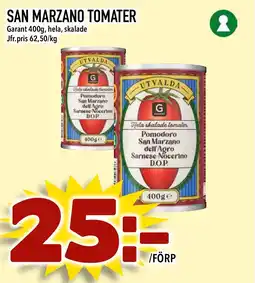 Bonum Matmarknad GARANT San marzano tomater erbjuda