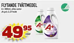 Bonum Matmarknad A+ Flytande tvättmedel erbjuda