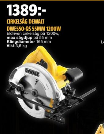 Bauhaus DeWalt Cirkelsåg erbjuda