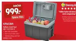 Jula Kylbox med hjul 40 l 12/230 V, Medlemspris erbjuda