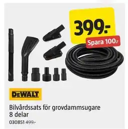 Jula Bilvårdssats för grovdammsugare 8 delar, SEK 399 erbjuda