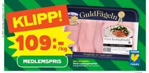 Stora Coop Färsk kycklingbröstfilé, Medlemspris erbjuda