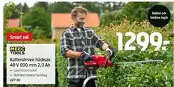 Jula Batteridriven häcksax 40 V 600 mm 2,0 Ah, SEK 1299 erbjuda