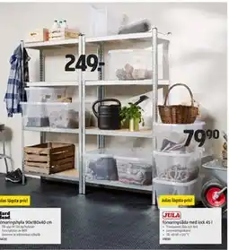 Jula Förvaringslåda med lock 45 l, SEK 79.9 erbjuda