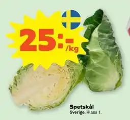 Stora Coop Spetskål, SEK 25 erbjuda