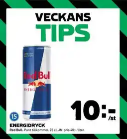Coop ENERGIDRYCK, SEK 10 erbjuda
