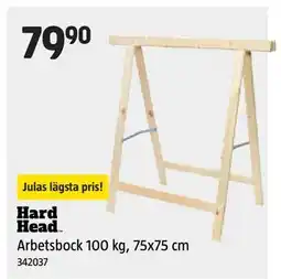 Jula Arbetsbock 100 kg, 75x75 cm, SEK 79.9 erbjuda
