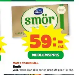 Stora Coop Smör, Medlemspris erbjuda