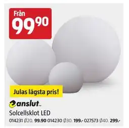 Jula Solcellsklot LED erbjuda
