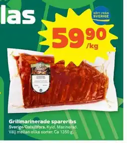 Stora Coop Grillmarinerade spareribs, SEK 59.9 erbjuda