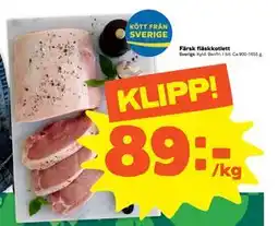 Stora Coop Färsk fläskkotlett, SEK 89 erbjuda