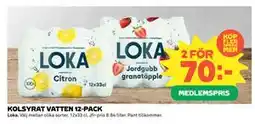 Coop KOLSYRAT VATTEN 12-PACK, Medlemspris erbjuda