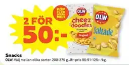 Stora Coop Snacks, SEK 50 erbjuda