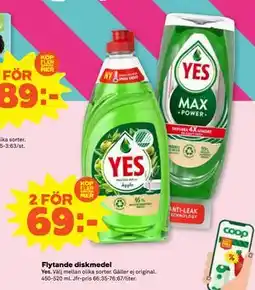 Stora Coop Flytande diskmedel, SEK 69 erbjuda