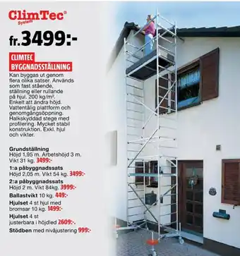Clim Tec Ställning