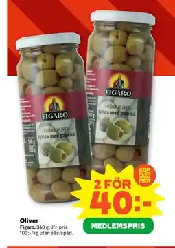 Stora Coop Oliver, Medlemspris erbjuda