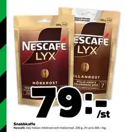 Stora Coop Snabbkaffe, SEK 79 erbjuda