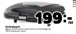 Stora Coop Smörgåsgrill, SEK 199 erbjuda