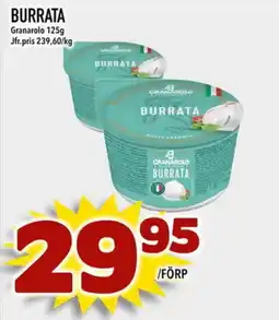 Din Mat GRANAROLO Burrata erbjuda
