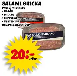 Nelins PAUL & THOM Salami bricka erbjuda