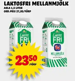 Nelins ARLA Laktosfri mellanmjölk erbjuda
