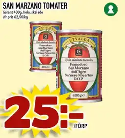 Nelins GARANT San marzano tomater erbjuda