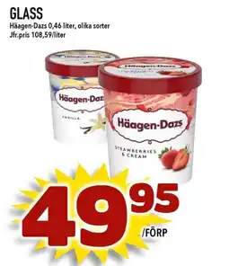 Nelins HÄAGEN-DAZS Glass erbjuda