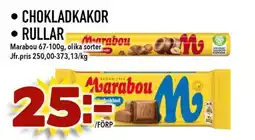 Nelins MARABOU Chokladkakor rullar erbjuda