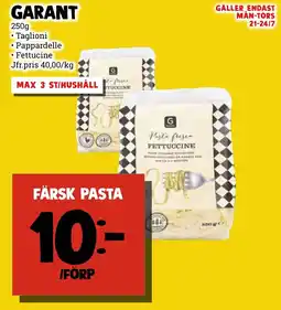 MatArket Garant erbjuda