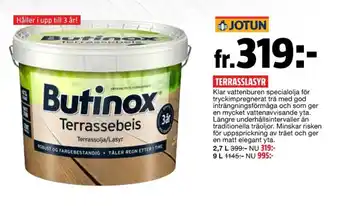 Bauhaus Butinox Träolja erbjuda