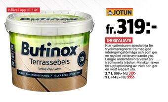 Bauhaus Butinox Träolja erbjuda