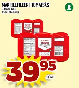 MatArket ELDORADO Makrillfiléer i tomatsås erbjuda