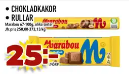 MatArket MARABOU Chokladkakor rullar erbjuda